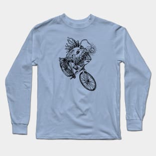 SEEMBO Anglerfish Cycling Bicycle Bicycling Cyclist Biking Long Sleeve T-Shirt